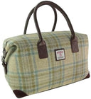 Handmade Tartan Harris Tweed Overnight Bag