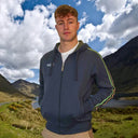 A30081 NAVY Colour Men's Full Zip Ireland Retro Sweatshirt Gaelsong
