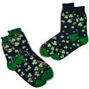 Irish Shamrock Socks in Navy Gaelsong