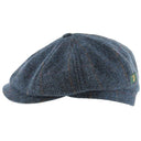 B10138BLUE Men's Button-Top Irish Wool Driving Cap Gaelsong