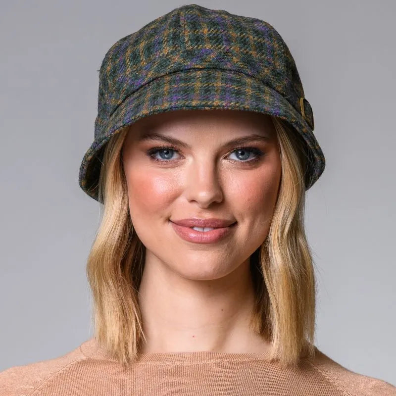 Ladies Irish Tweed Flapper Cap| 100% Wool | Gaelsong – GaelSong