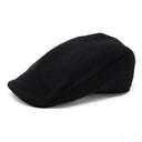 B10165 Gents Irish Tweed Driving Cap Black Gaelsong