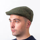 Herringbone Designed Irish Flat Cap Green Gaelsong