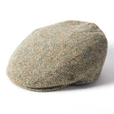 B10269 Handmade Men's Harris Tweed Flat Cap Cream Gaelsong