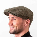 Men's Donegal Tweed Irish Flat Cap Beige Gaelsong