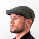 Men's Donegal Tweed Irish Flat Cap Green Gaelsong