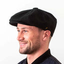 Donegal Gatsby Newsboy Cap Black Gaelsong