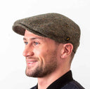Donegal Tweed Irish Scally Cap Green Gaelsong