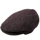 B10305 MAROON Colour Vintage Style English Tweed Flat Cap Gaelsong
