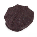 B10306 Traditional Eight Panel Irish Newsboy Cap Maroon Gaelsong