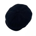 B10307 Authentic Eight Panel Newsboy Connery Cap Black Gaelsong