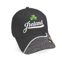 B10324 Embroidered Irish Shamrock Bottle Opener Baseball Cap Black Gaelsong