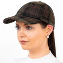 B10337TURF Ladies Irish Tweed Tartan Baseball Cap Gaelsong