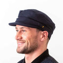 Men's Melton Wool Irish Mariner Cap Navy Gaelsong