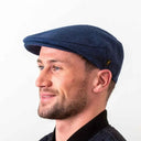 Gents' Wool Vintage Style Irish Flat Cap Blue Gaelsong