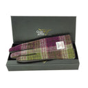 Tartan Design Harris Tweed Leather Gloves Heather Check Gaelsong