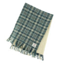 Handmade Harris Tweed Tartan Scarf Ducke Egg Cream Gaelsong