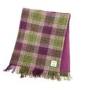 Handmade Harris Tweed Tartan Scarf Heather Check Gaelsong