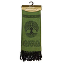 B30241 Green Tree of Life Designed Scarf Gaelsong