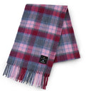 Ladies Textured Lambswool Scarf Pink Gaelsong