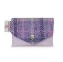 Ladies Handwoven Harris Tweed Wallet Purple Gaelsong