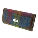 B40210 Handmade Harris Tweed Long Purse Multicolor Gaelsong
