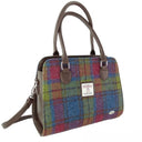 B40217 Harris Tweed Midi Tartan Handbag Multi Color Gaelsong