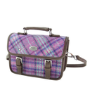 B40233 PurpMint Handwoven Harris Tweed Mini Satchel Gaelsong