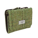 B40246 Small Harris Tweed Purse Green Gaelsong
