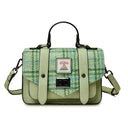 B40248 MINT Colour Handwoven Mini Harris Tweed Satchel Gaelsong