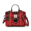 B40248 ROYAL STEWART Colour Handwoven Harris Tweed Satchel Gaelsong