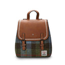 B40249 CHESTNUT HERRINGBONE Mini Harris Tweed Jura Backpack Gaelsong