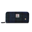B40250 BLACKWATCH Colour Handmade Harris Tweed Long Zip Purse Gaelsong