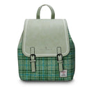 B40252 MINT CHECK Colour Ladies Harris Tweed Jura Backpack Gaelsong