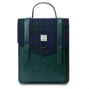 B40256 Authentic Harris Tweed Highland Backpack Blackwatch Gaelsong