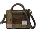 B40257 SMALL CHESTNUT Colour Handcrafted Harris Tweed Midi Tote Bag Gaelsong