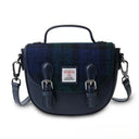 B40261 Handcrafted Harris Tweed Women's Satchel Purse Blackwatch Gaelsong