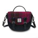 B40261 Handcrafted Harris Tweed Women's Satchel Purse Fuchsia Gaelsong