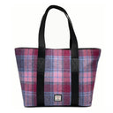 B40276 Handmade Harris Tweed Large Shopper Bag Pastel Pink Gaelsong