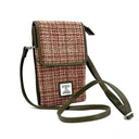 B40277 Women's Harris Tweed Mini Crossbody Bag Maple Gaelsong