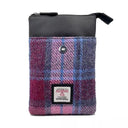 B40277 Women's Harris Tweed Mini Crossbody Bag Pastel Pink Gaelsong