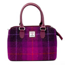 B40279 Ladies Scottish Harris Tweed Handbag Purple Gaelsong