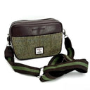 B40280 Genuine Harris Tweed Camera Bag Country Green Gaelsong