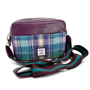 B40280 Genuine Harris Tweed Camera Bag Green Purple Gaelsong