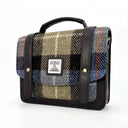 B40285 Small Handwoven Messenger Bag for Women Blue Brown Gaelsong
