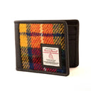 B40287 Genuine Harris Tweed Bifold Wallet for Men Saffron Gaelsong