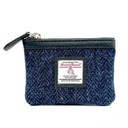 B40298 Handcrafted Harris Tweed Coin Purse Blue Gaelsong