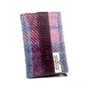 B40299 Authentic Harris Tweed Pop Up Credit Card Holder Pastel Pink Gaelsong