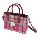 B40300 Genuine Handwoven Harris Tweed Brora Bag Vibrant Pink Buchanan Gaelsong