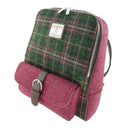 B40301GRNPLUM Genuine Harris Tweed Naver Backpack Gaelsong